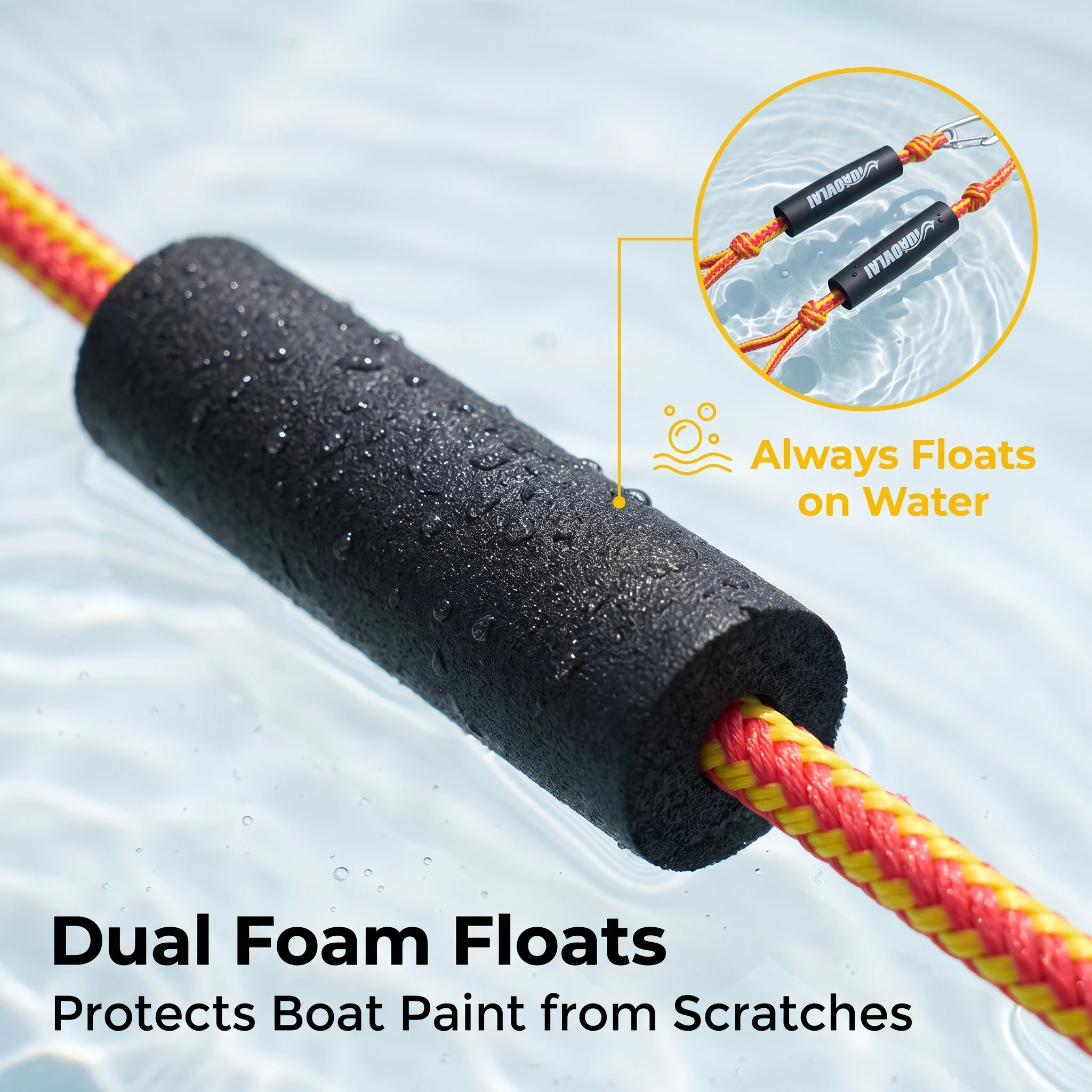 7-11ft Elastic Bungee Dock Lines with Hook Boat Mooring Rope for Jet Ski Pontoon Kayak view 3