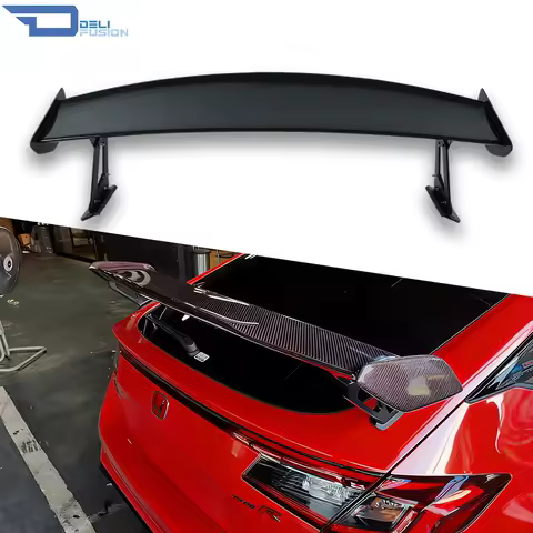 Fit For Honda Civic Type R FL5 VRAS Style Rear GT Wing Carbon Fiber Car Exterior Accessories