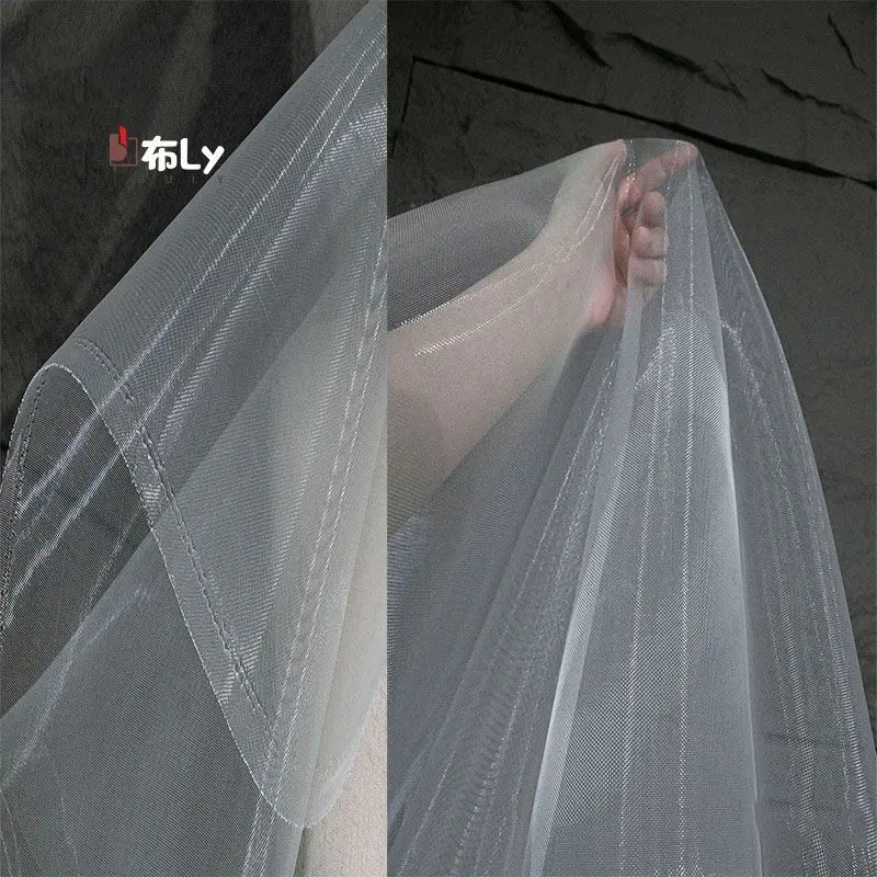 

Супертвердая сетка 80, нейлоновая сетка для укладки, дизайнерская ткань из супертвердой узкой сетки, ткань силуэта модного платья