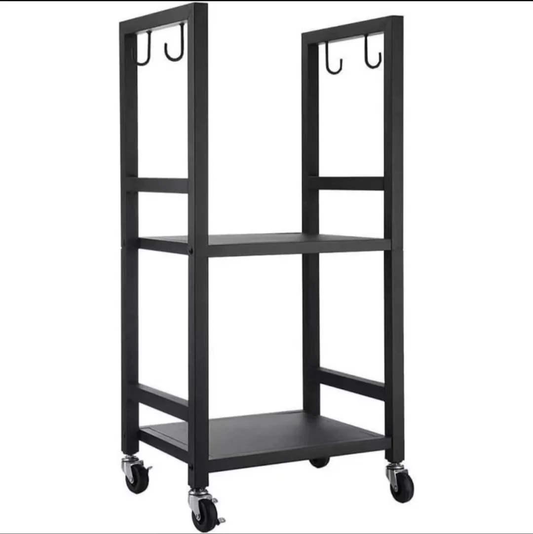 Heavy Duty Iron Firewood Rack for Fireplace and Fire Pits Classic Style Outdoor/Indoor Log Holder