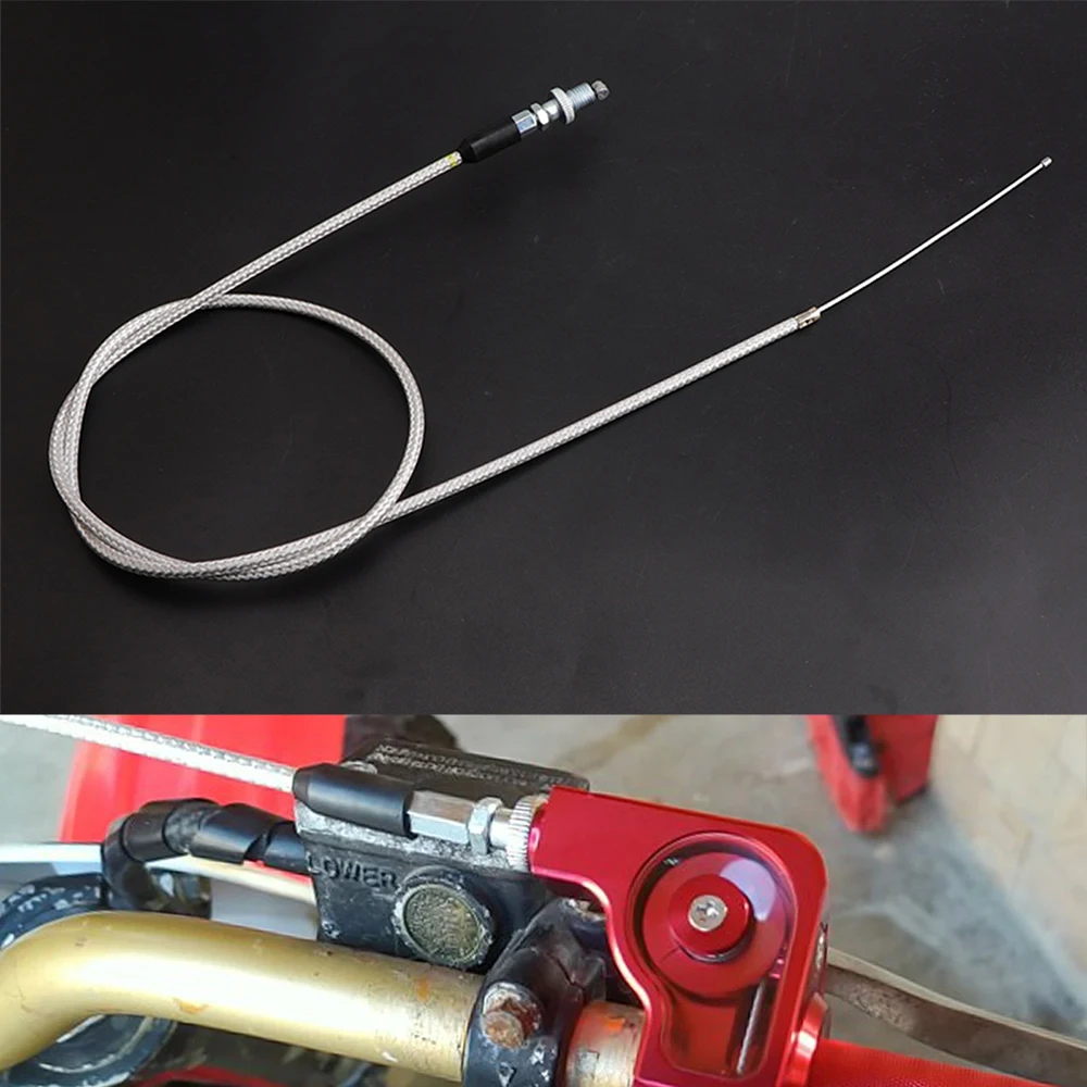 

1100MM Motorcycle Straight Connection Throttle Cable For XR50 CRF50 CRF70 KLX 110 125 Dirt Pit Bike Motocross Parts