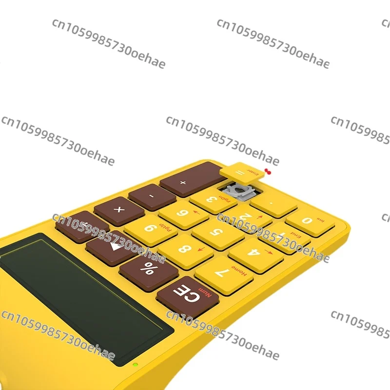 Portable Wired Numeric Keypad 2-in-1 Keypad LCD Onscreen Numeric Keypad with Accounting Calculator