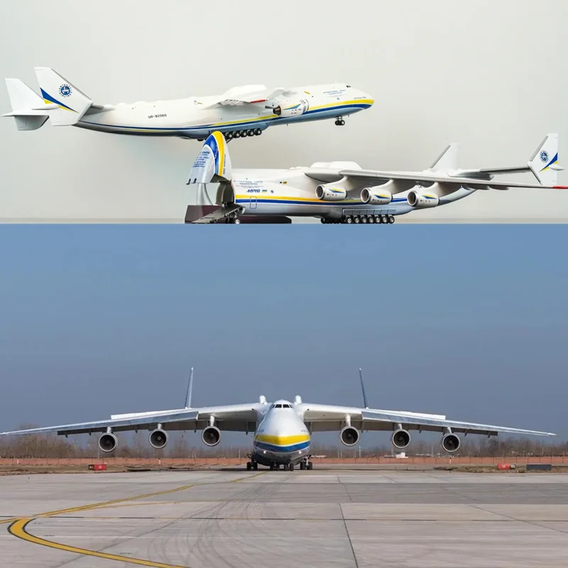 

Новый масштаб 1:200, Украина An225, транспортный самолет, литая под давлением модель из смолы, украшение Airbus, самолет, подарочная коллекция, демонстрационная игрушка