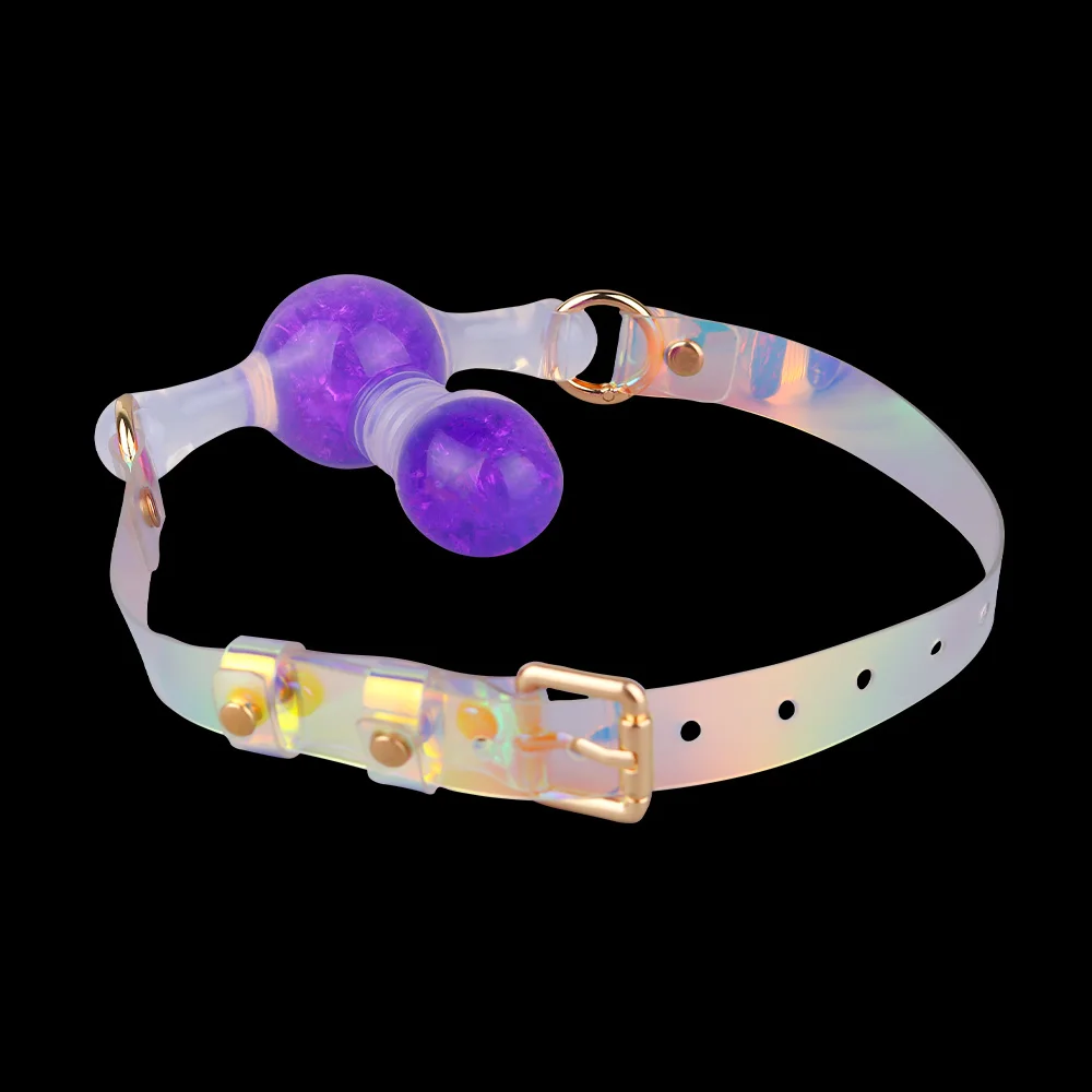 ORALSX سيليكون الفم الكمامة S ، L حجم الكرة الكمامة ضبط النفس مفتوحة عن طريق الفم مع حزام قابل للضبط الجنس لعب للعب الكبار الملحقات المثيرة