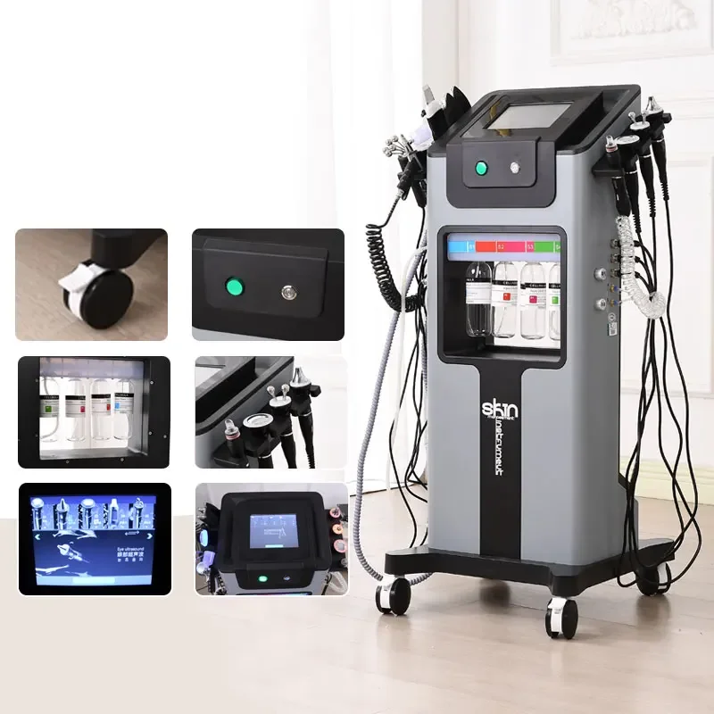 Black Pearl Skin Management Comprehensive Device, Large Bubble Oxygen Injector, Used in Beauty salons
