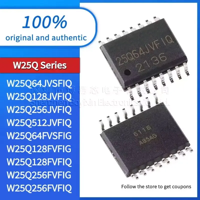 

1PCS NEW W25Q64JVSFIQ W25Q128JVFIQ W25Q256JVFIQ W25Q512JVFIQ W25Q64FVSFIG W25Q128FVFIG W25Q128FVFIQ W25Q256FVFIG Q256FVFIQ