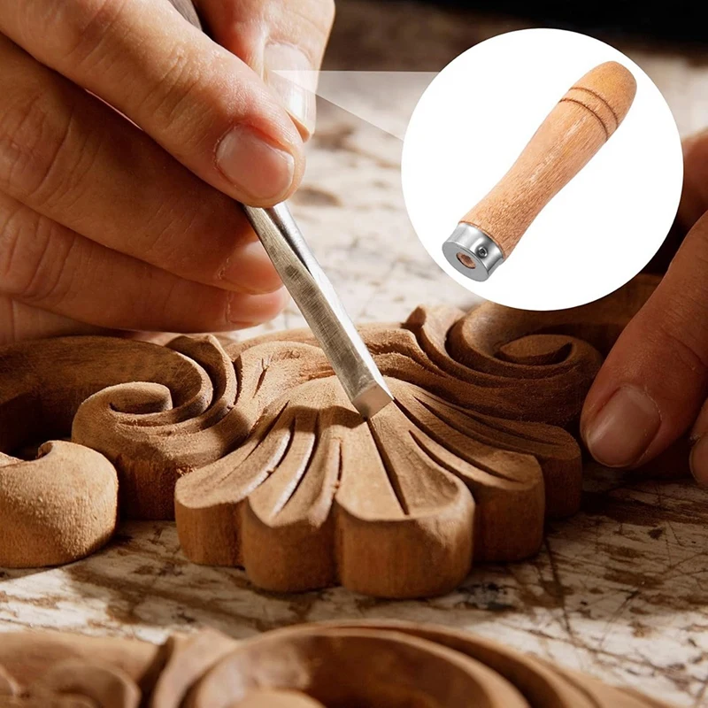 Poignée de lime en bois avec colliers en métal de bain, top 20 pièces, 10 pièces pour lime de 6 à 8 pouces + 10 pièces pour lime de 10 à 12 pouces (2 tailles)
