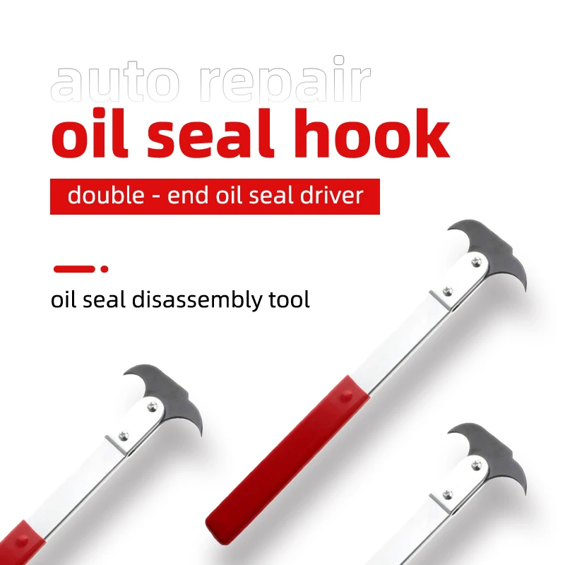 Auto Repair Oil Seal Hook - Double-End Driver & Wrench Puller, Universal Disassembly Tool - Essential for oil seal maintenance