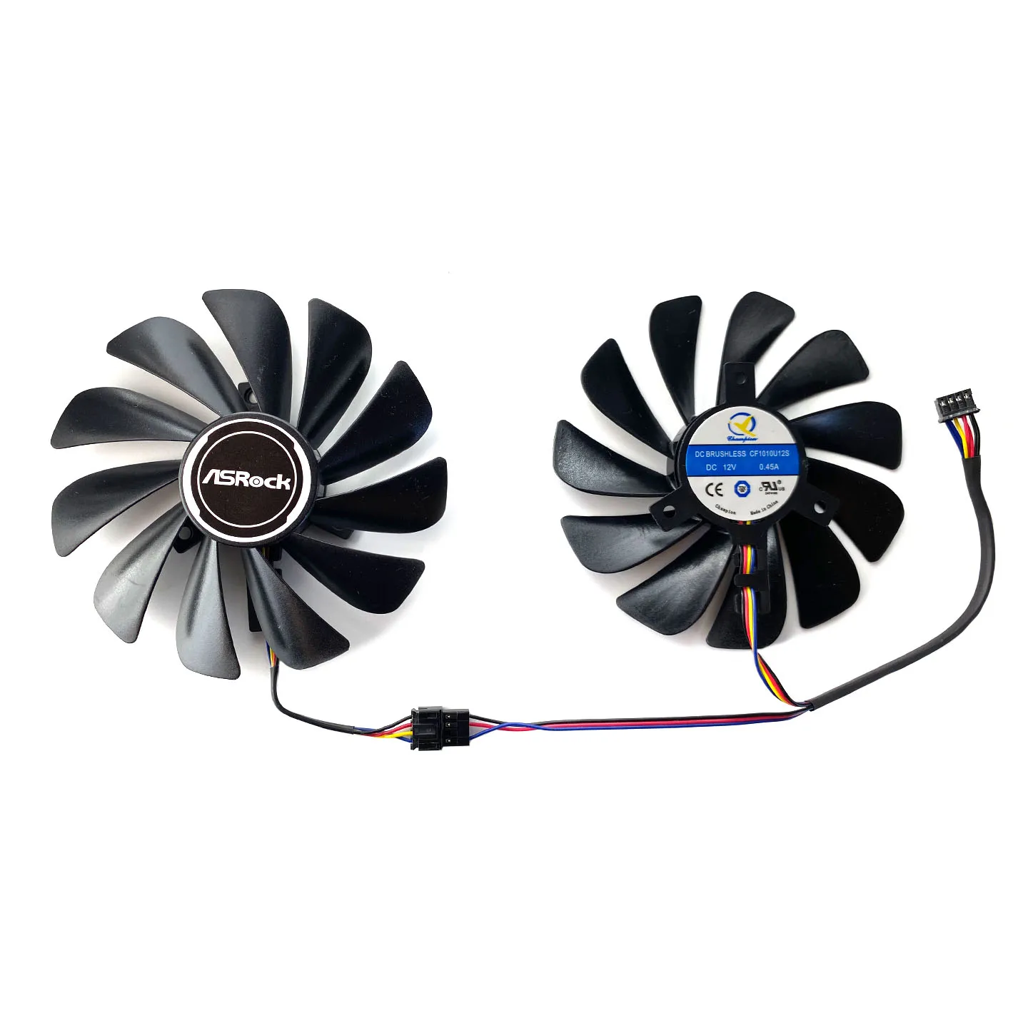 CF1010U12S Wentylator Zamienny do Karty Graficznej ASROCK RX5700 5700XT Challenger