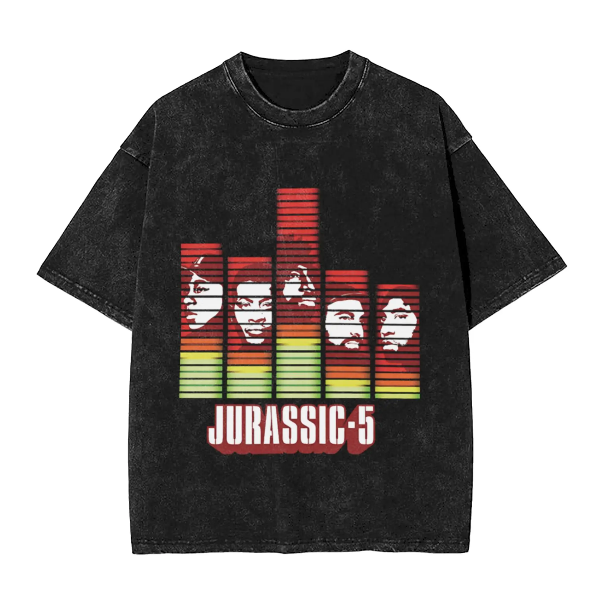 JURASSIC 5 BAND Unique Comfort A Washed T Shirt Men's Women's Oversized Cotton Tees Tops