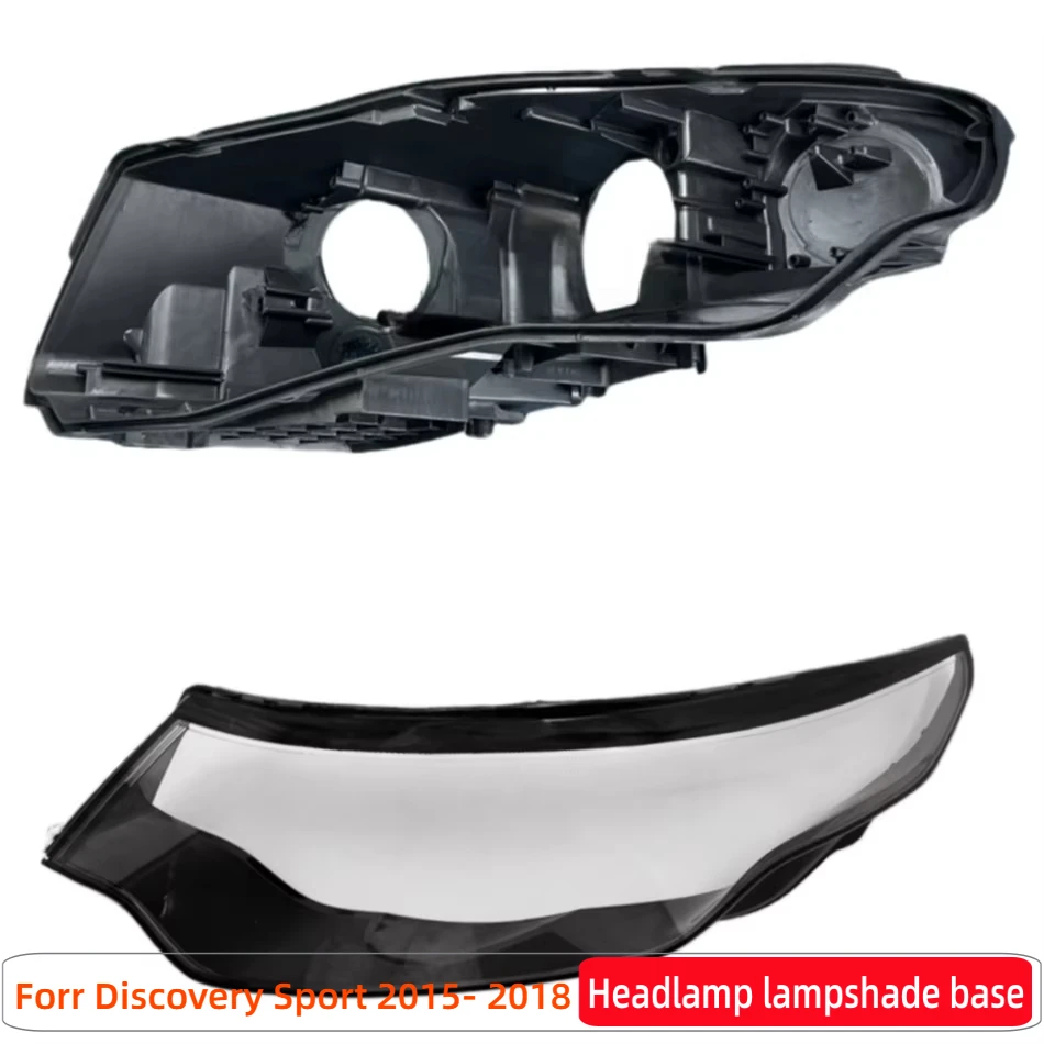Para land rover discovery sport 2015 2016 2017 2018 gadgets do carro base cabeça lâmpada escudo acessórios do farol cabeça lâmpada capa