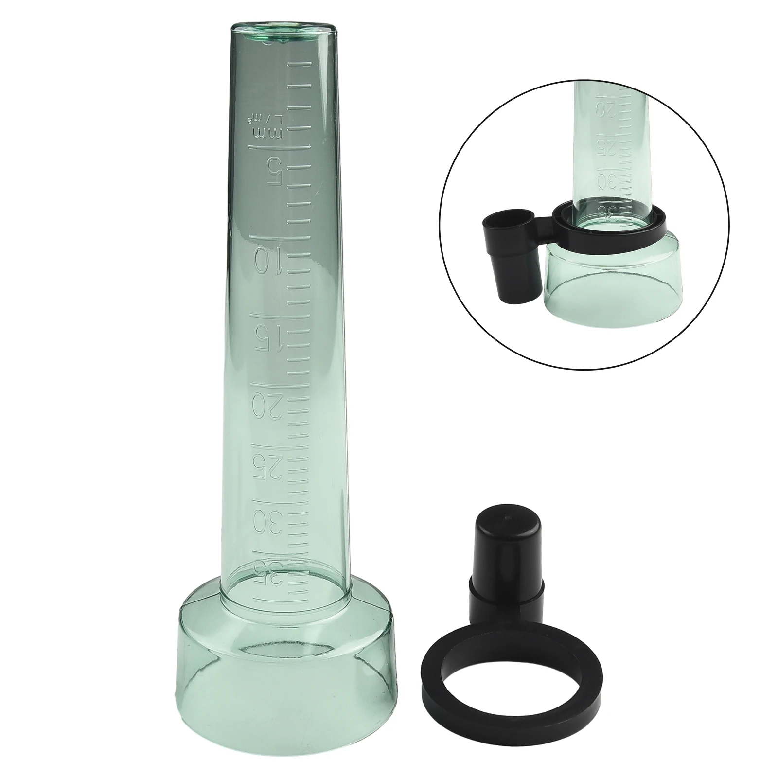 1Pcs Garden Rain Gauge Rainwater Rainfall Guage Garden Outdoor Rain Meter For Measure And Collect Rainwater Gardening Tools