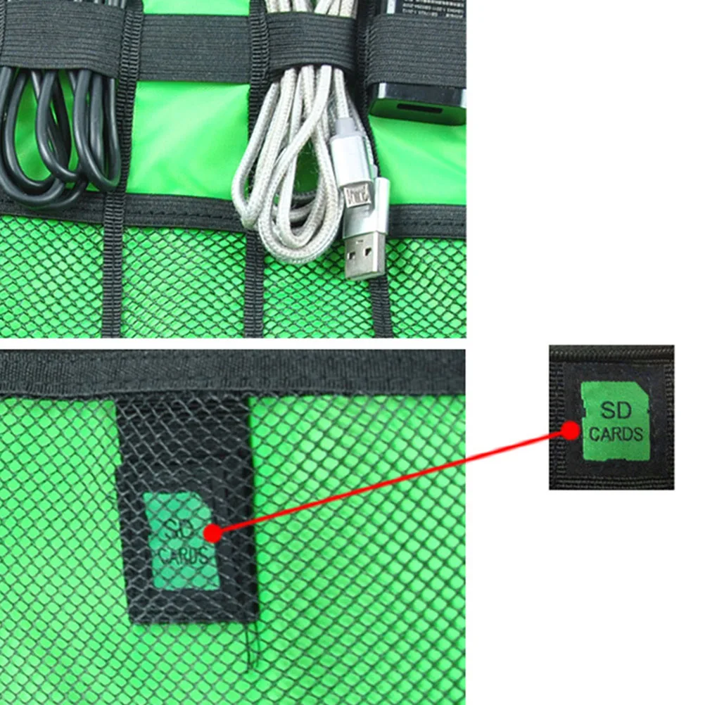 

Digital Storage Bag Travel Pouch Electronics Organizer USB Cable Accessories Cases