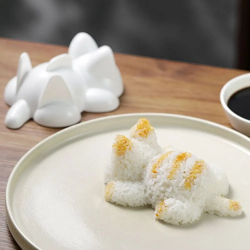 White Cat Shape Onigiri Mold Large Size High Temperature Resistant Mashed Potato Mold Japanese Style Rice Ball Molds Pumpkin