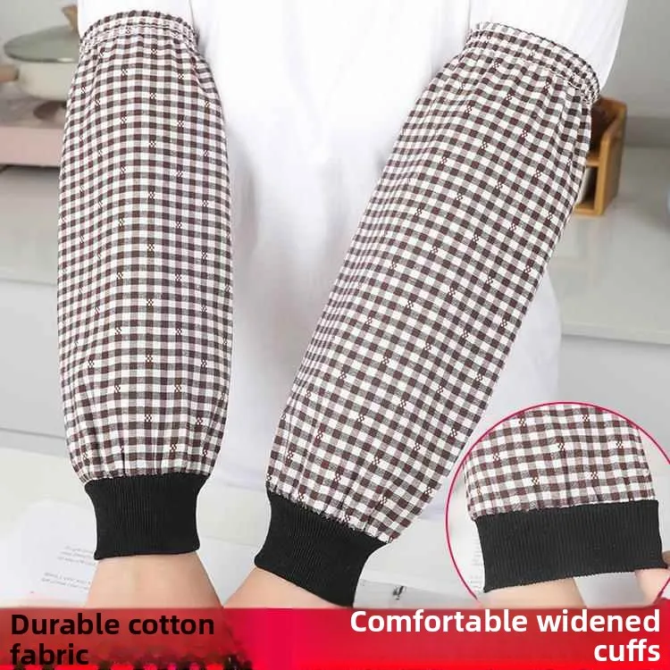 

Long Cotton Sve Covers Kitchen Waterproof Oil-resistant Wear-resistant Pure Cotton Protective Covers for Men And Women