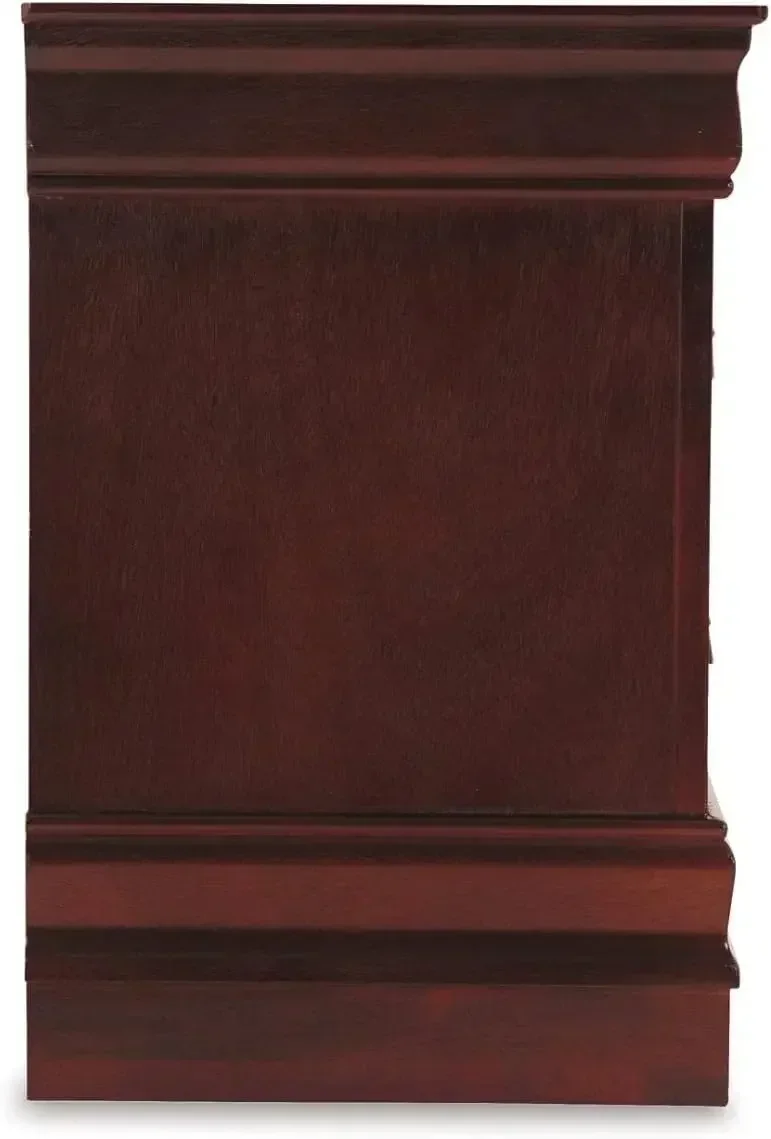 Design by Ashley Alisdair Traditional 2 Drawer Nightstand, Dark Brown