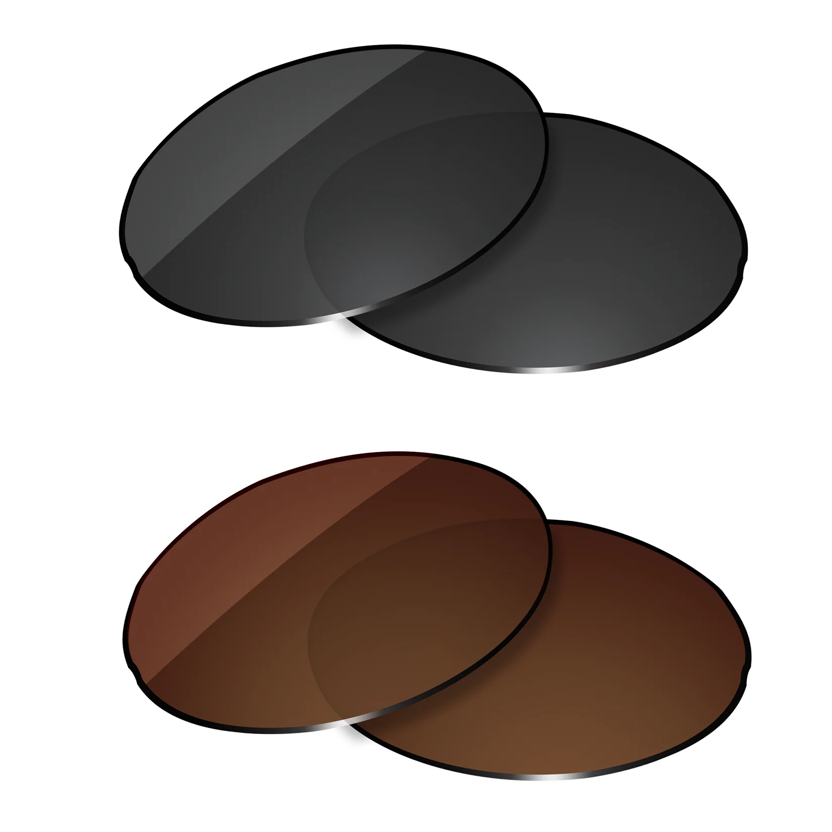 

OOWLIT Polarized Replacement Lenses for Oakley Plantaris OO9437 63mm Sunglasses