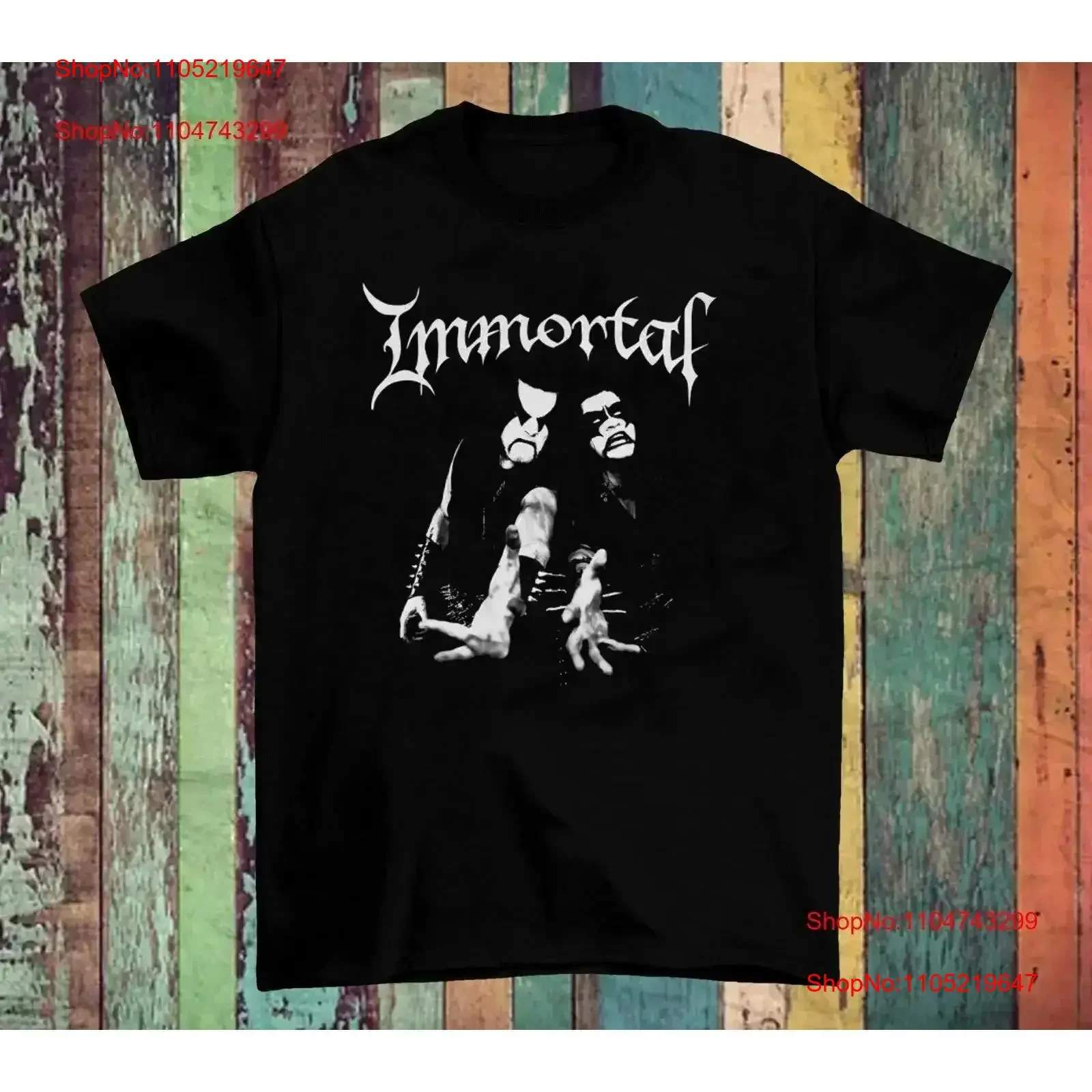 Inspired Immortal For Fan All Size T Shirt VC155 vintage Washed homme streetwear Versatile Casual Soft Comfortable vintage