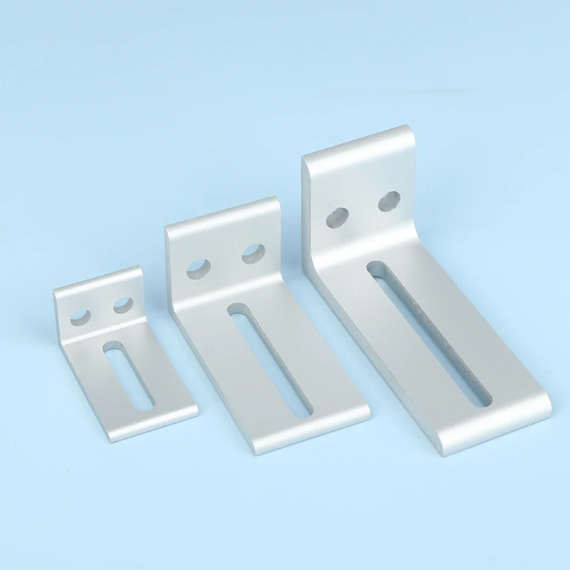 1/2Pcs Aluminum Profile Frame Layer Plate Support Brackets 2020 3030 4040 Outer Side Fixing Parts