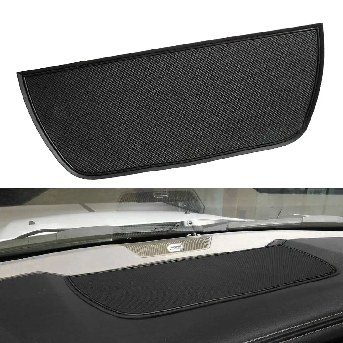 

Black Dash Mat Dashboard Liner Pad PVC Fit for Dodge Ram Pickup 1500 2500 3500 2011 2012 2013 2014 2015 2016 2017 2018