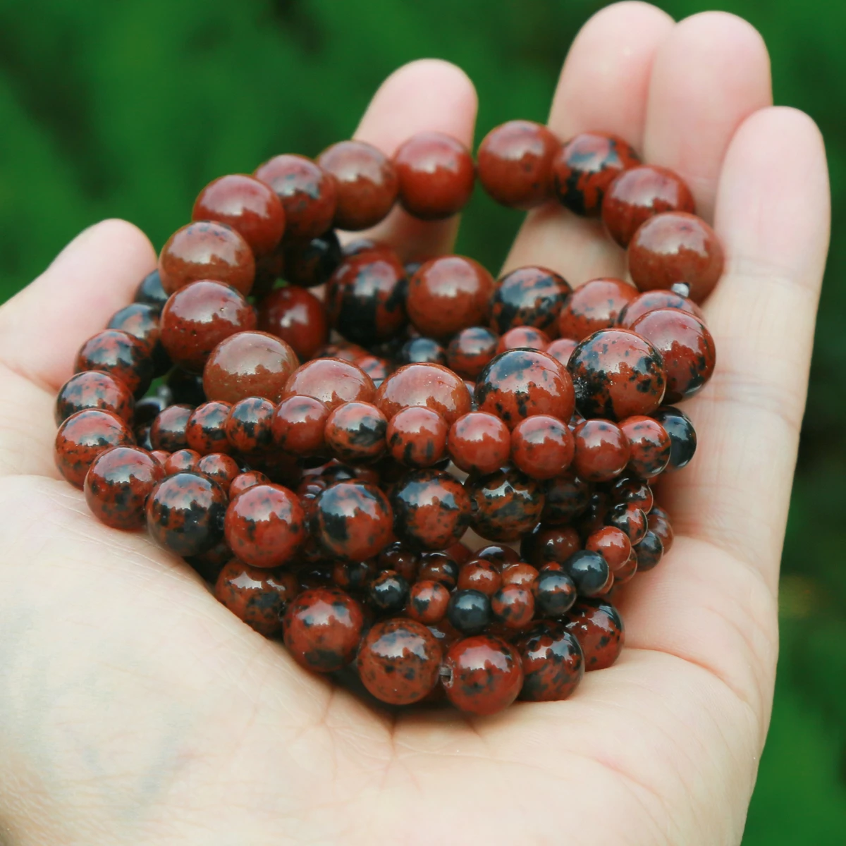 Natural Stone Beads 4 6 8 10mm Tourmaline Jade Jaspers Round Loose Spacer For Jewelry Making DIY Bracelet Necklace Accessories image 4