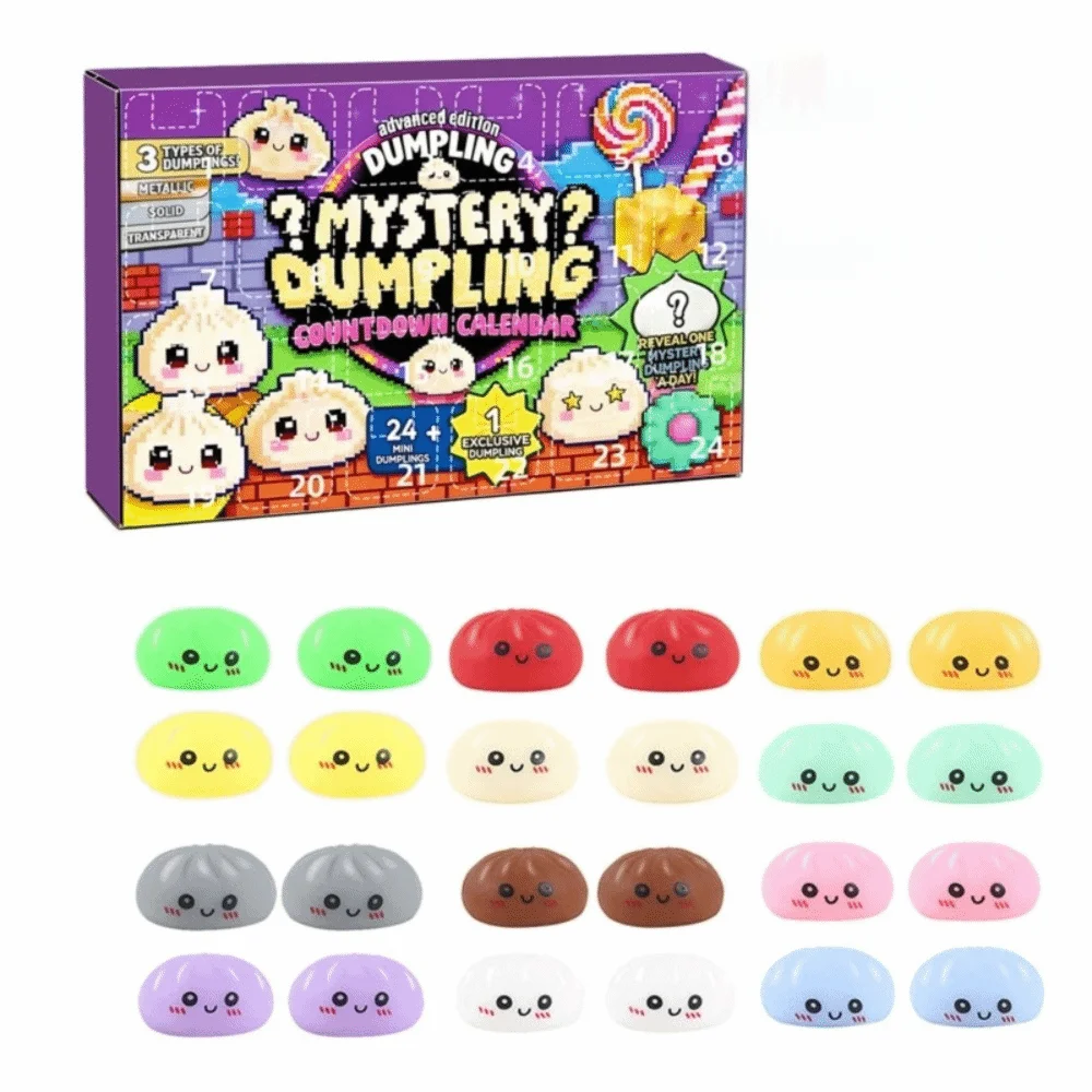 surprise-sensory-toy-surprise-dumpling-xiaolongbao-glue-squeeze-toy-set-stress-relief-countdown-calendar-24-day-party-decor