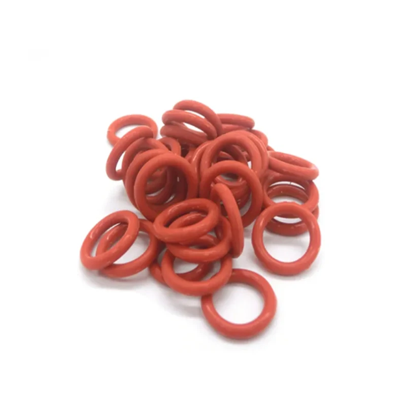 225PCS Red Silicone O Rings O-Rings Red Silicone Seal Sealing O-Rings Silicon Washer Rubber O-Ring Assortment Kit Set