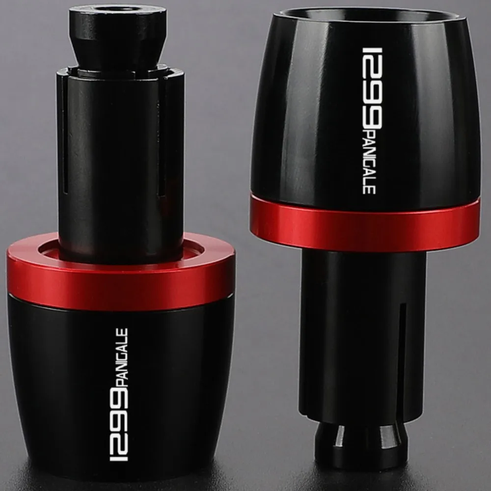 

For DUCATI 1299Panigale 2015 2016 2017 2018 Universal Handlebar Grips Bar Ends CNC Cap 1299 Panigale Counterweight Plug Slide