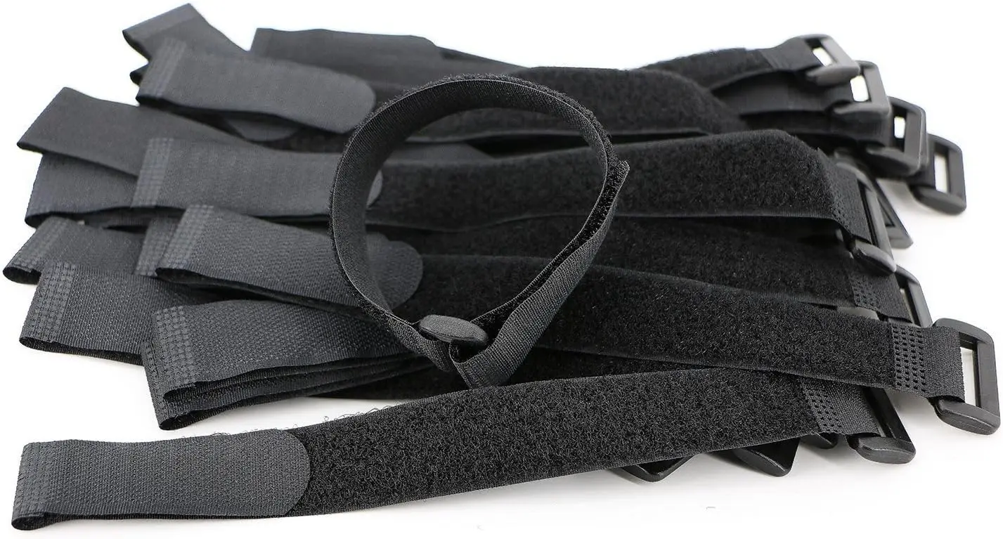 100PCS Adjustable Cable Ties Organizer Fastener with Plastic buckle