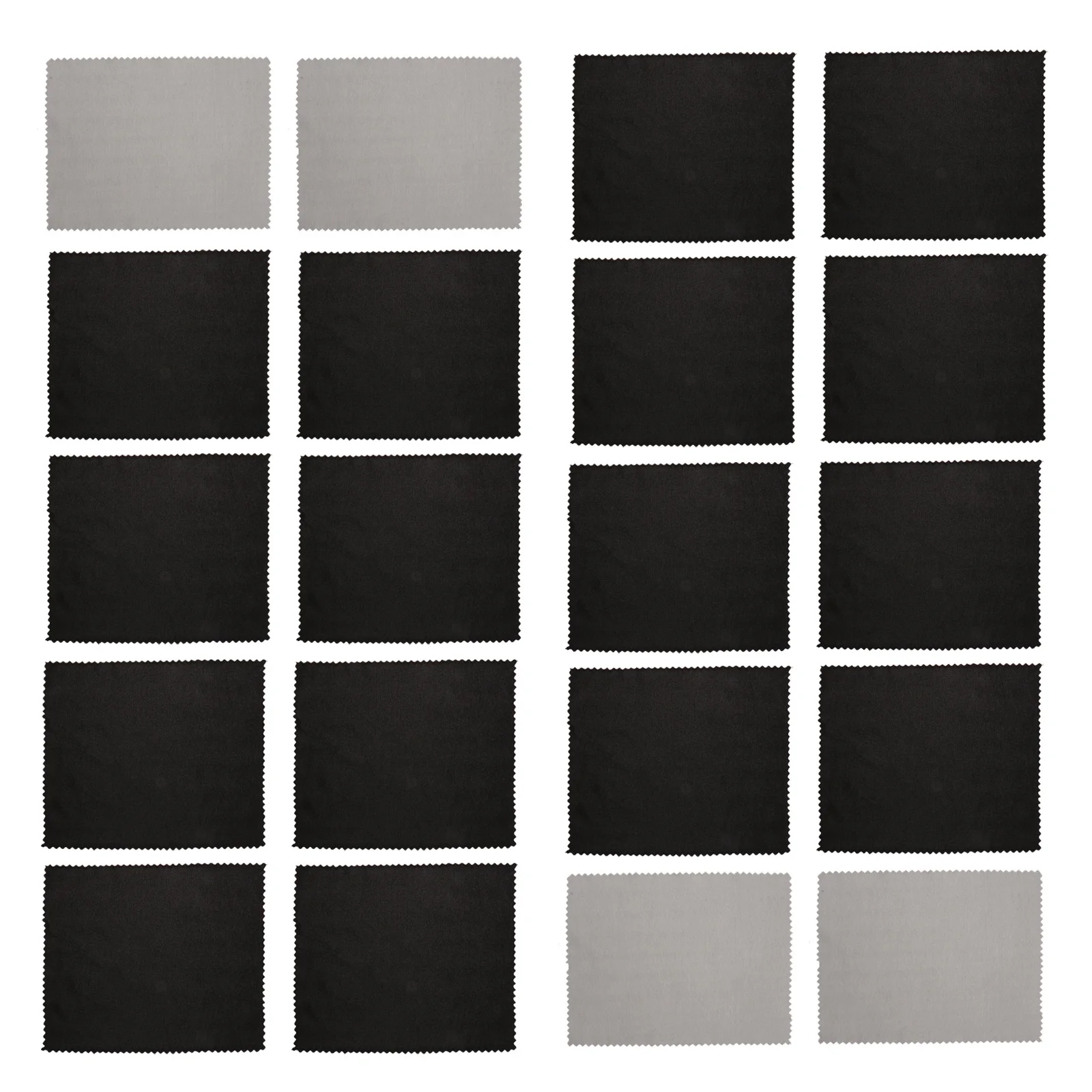 

24pcs Microfiber Cleaning Cloths For Electronics Camera Phone Screens Jewelry Lenses Dust Free Oil Absorbent Strong Cleaning