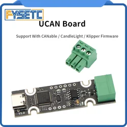 FYSETC UCAN płyta oparta na STM32F072 USB do może wspornik adaptera z CAnable / CandleLight / Klipper firmware