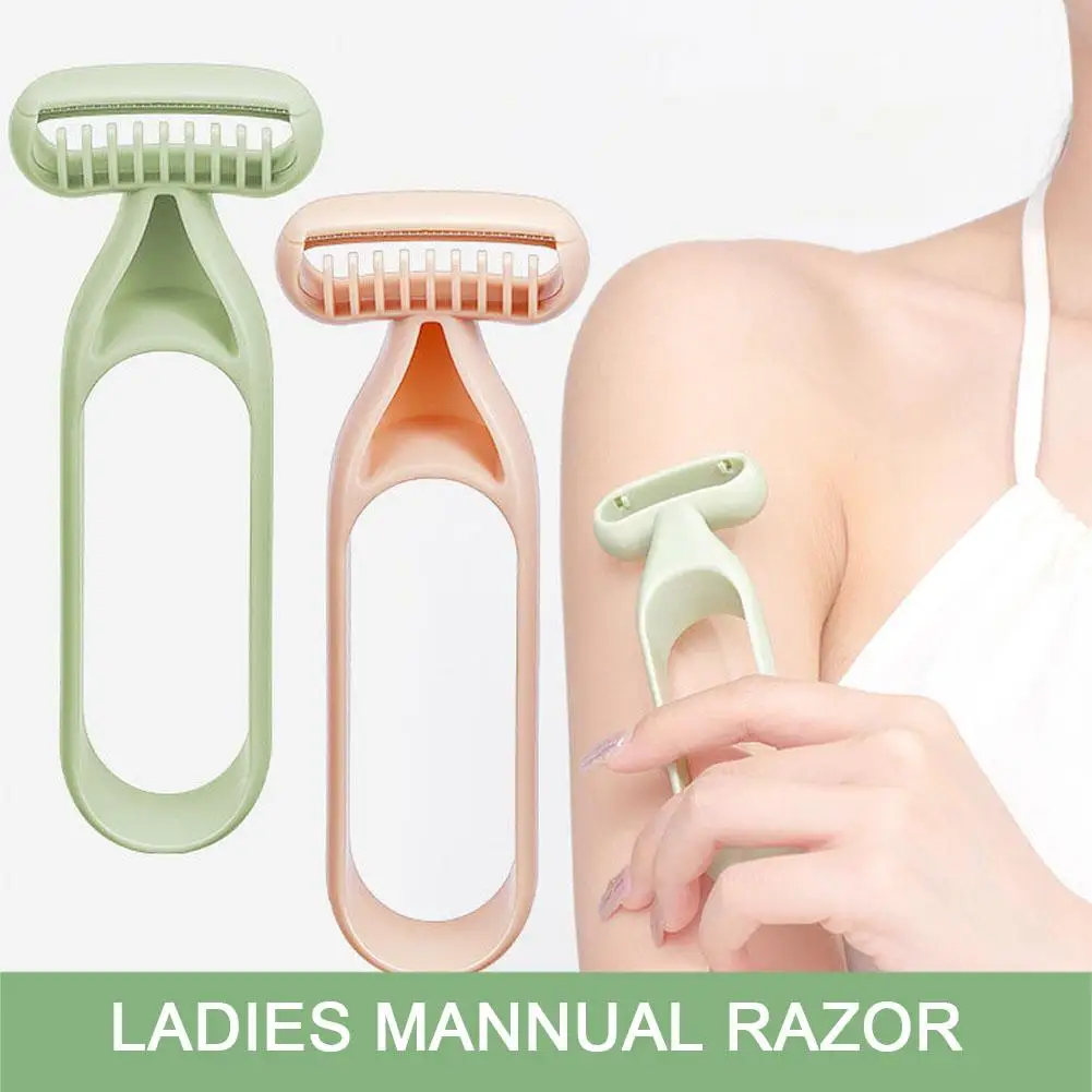 Ladies Mannual Razor Non-Sensory Armpit Hair Razor Leg Hair and Armpit Hair Razor Macro Blade Gentle Shaving