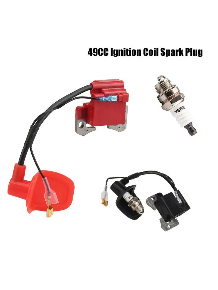 Bobine d'allumage pour 43cc 47cc 49cc 2 temps Mini Quad ATV Pocket Dirt Bike bobine d'allumage utilisée pour la plupart des ATVs Scooters 47cc 49cc 50cc