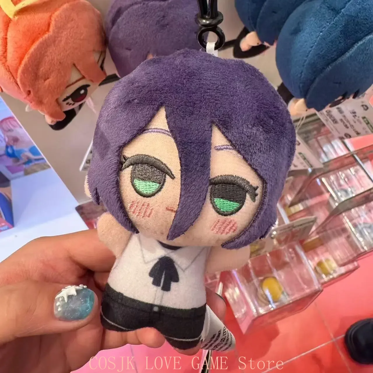 Motosierra hombre Lucien Reze Denji Cosplay Anime Mini peluches Linda figura de dibujos animados ídolo colgante llavero mascota regalos de navidad