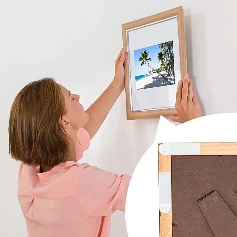 Fita adesiva dupla face para pendurar fotos, fita adesiva com gancho para montagem de moldura de foto fixa, decoração de parede de casa, adesivos diy pendurados