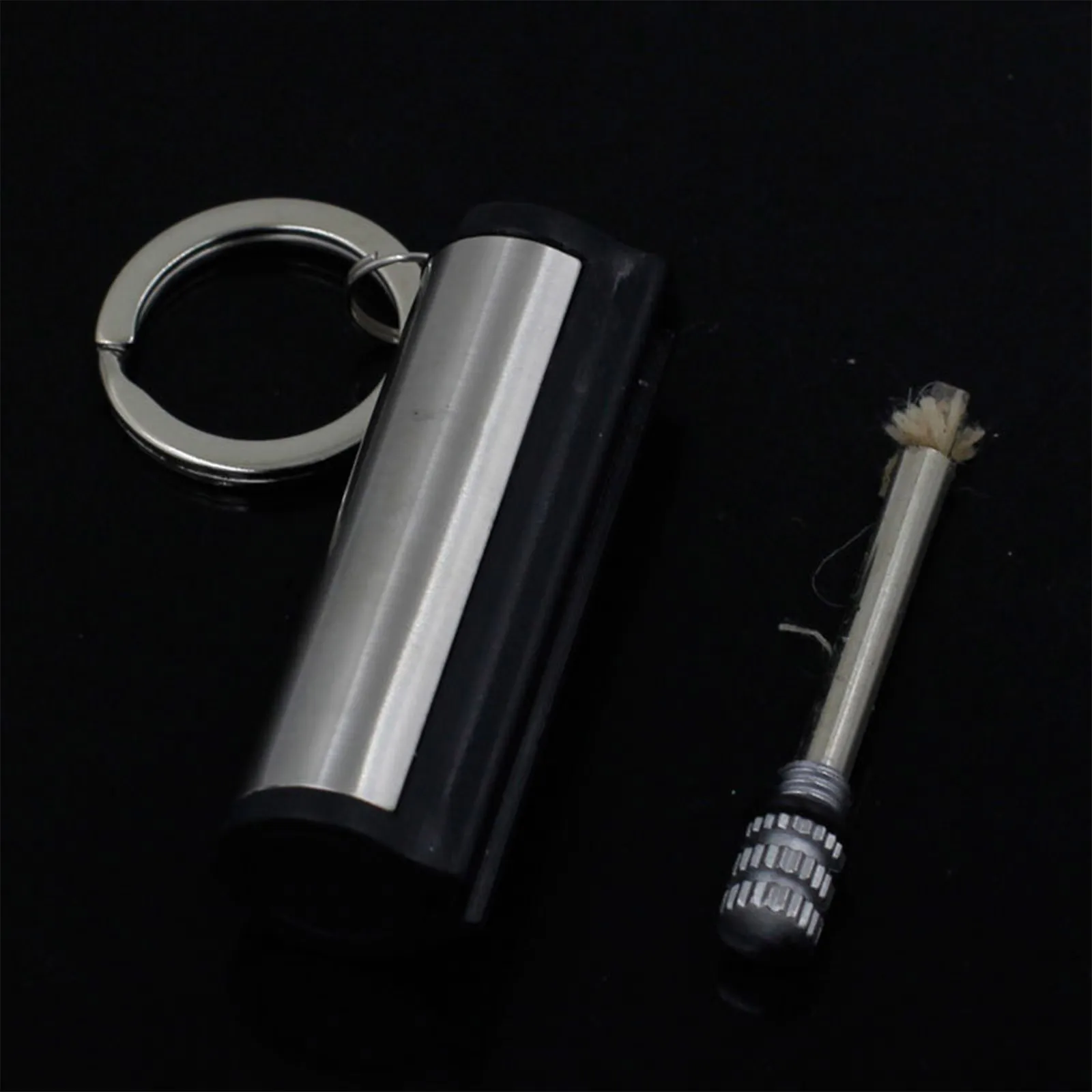 Outdoor Portable Bottle Keychain With Containing Cotton Core Winter Prepaness Home Winter Camping Gear And Equipment