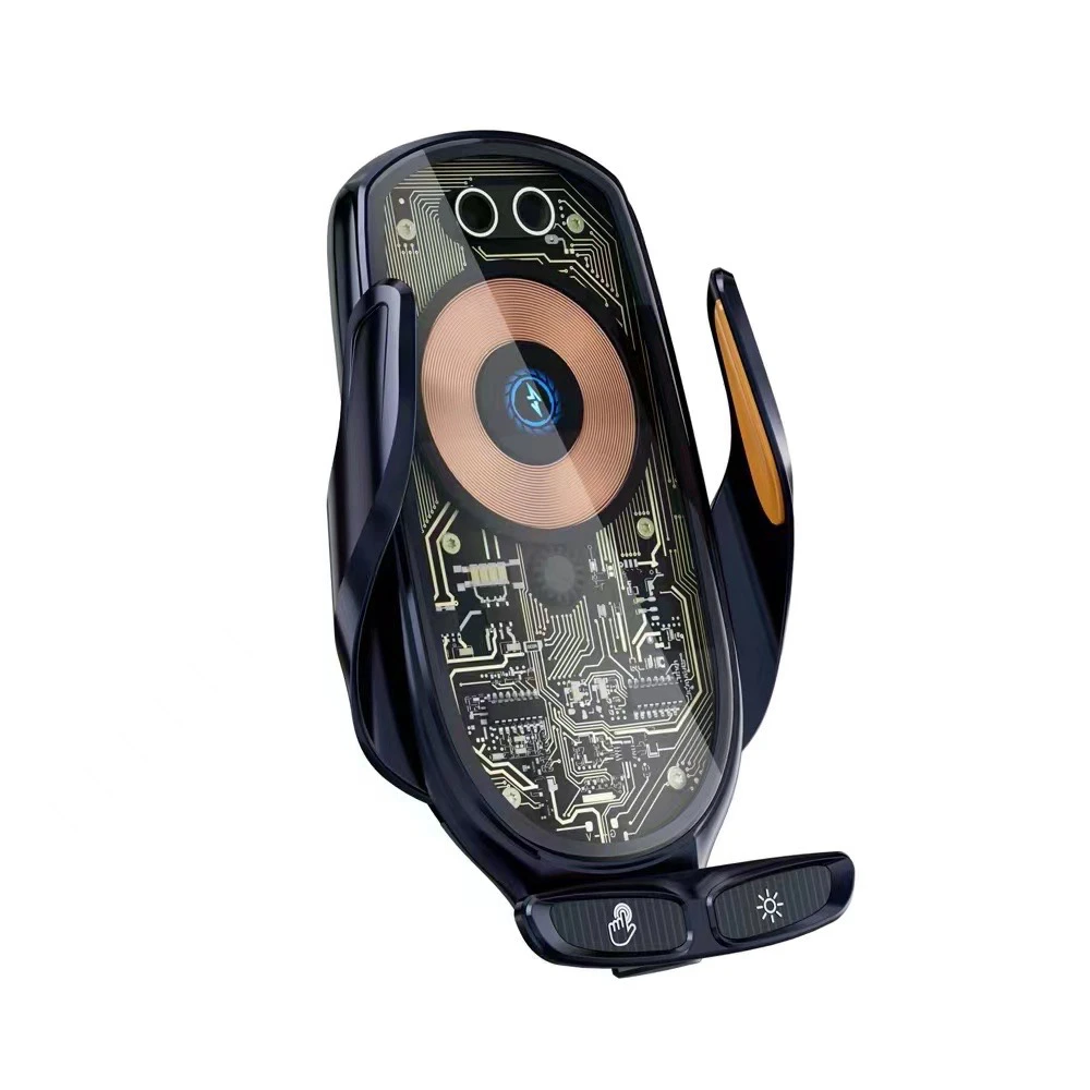 Cablecc tipo C soporte para salida de aire de coche soporte USB-C carga magnética inalámbrica rotación de 360 grados para teléfono de 4-7 pulgadas