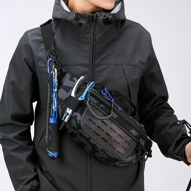 

Многофункциональная уличная камуфляжная сумка на одно плечо, уличная дорожная поясная сумка для отдыха, через плечо, рыбалка Lua