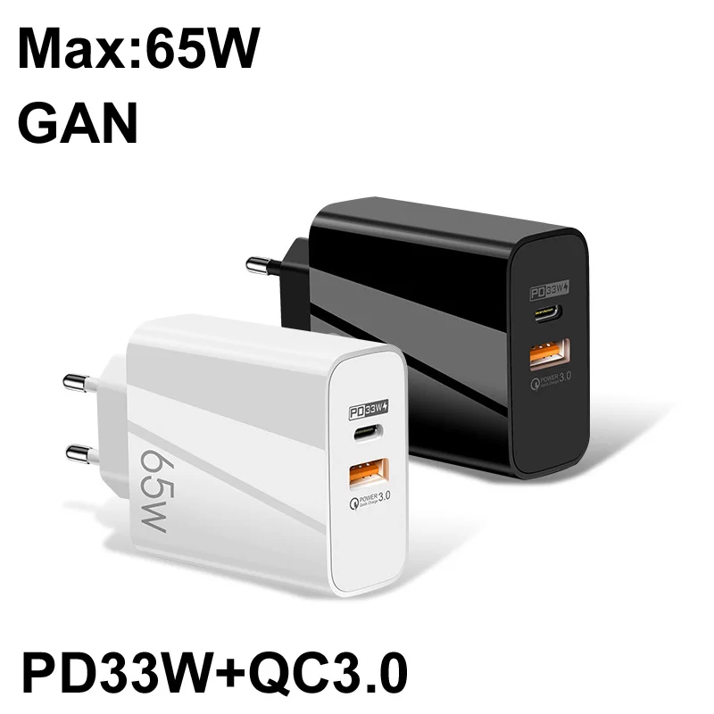 Max:65W 2 Ports Gan… - image