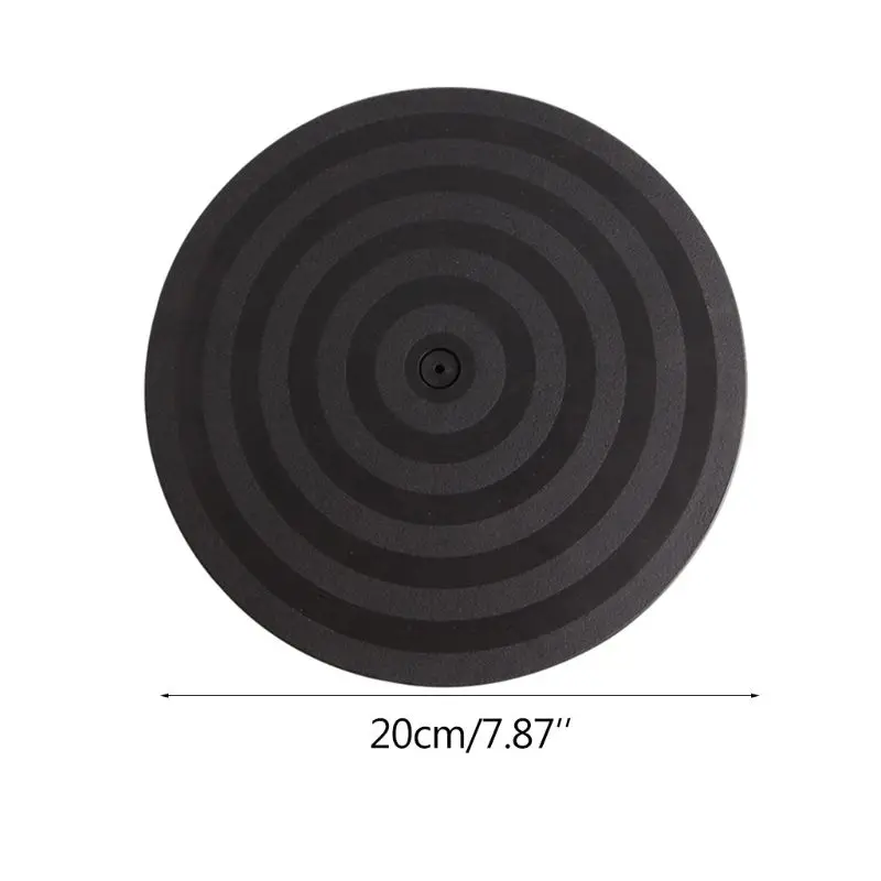 Y1UB Practical Clay Sculpture Turntable 8" 20cm Black Plastic Turntable Round Bonsai 360 Rotating Turntable Pottery Wheel images - 6