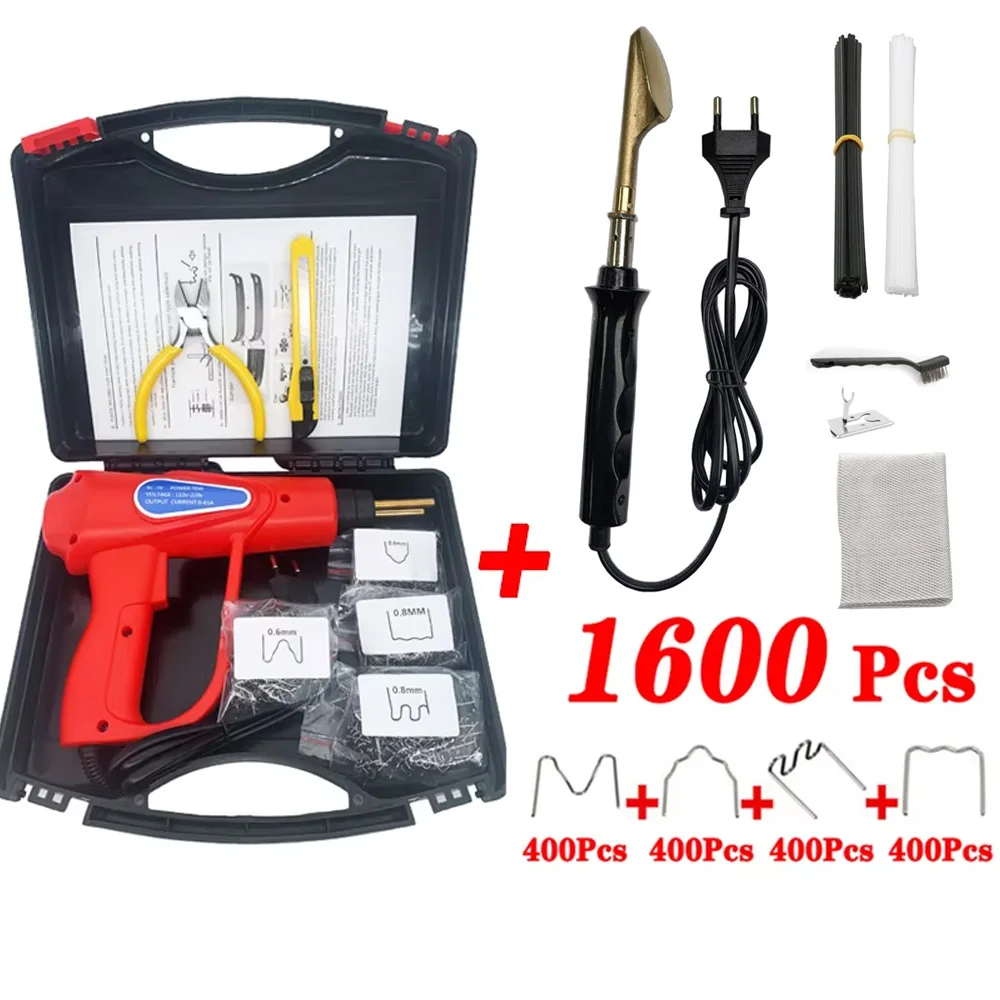 1600 adet sıcak zımba plastik kaynak kiti 70W/50W plastik kaynak