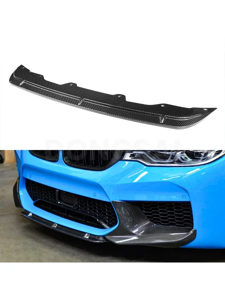 MP Style Prepreg Carbon Fiber Front Bumper Lip Chin Spoiler for BMW F90 M5 Pre-Facelift 2017-2020