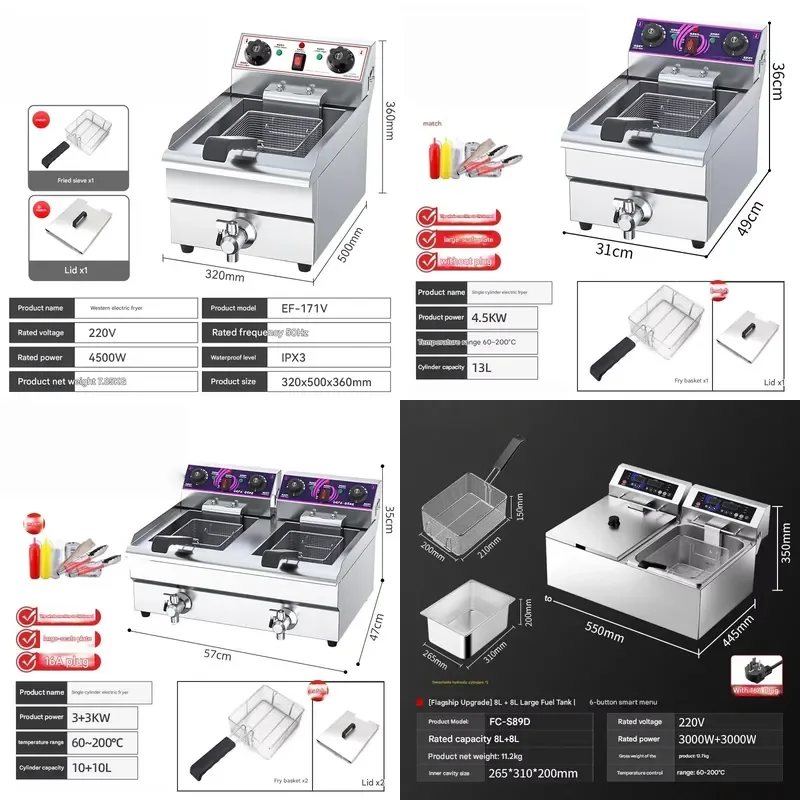 2026 Electric Cassava Garri Fryer Machine Commercial Industrial Frying Equipment for African Food Processing