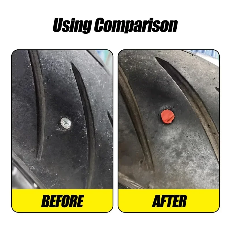 Réparation de pneus en forme de champignon pour voiture et moto, clous en caoutchouc portables, réparation de pneus, patchs sous vide, accessoires automobiles, 180 pièces