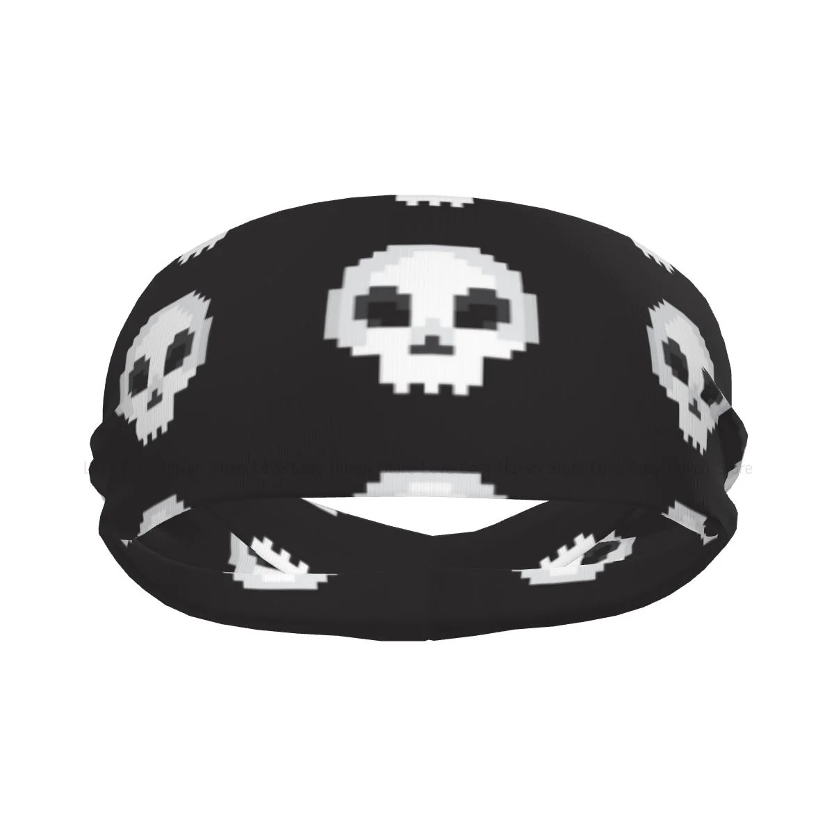 pixel-skulls-faixa-de-cabelo-elastica-yoga-headband-maquiagem-cabelo-hoop-headwrap