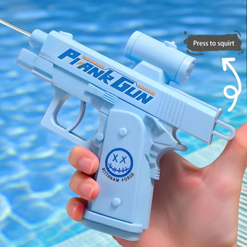Pistolet à eau inversé double face amusant, jouet de farce estival, mini pulvérisateur d'eau tactique pour enfants et adultes, pour les combats aquatiques en piscine, à la plage et en extérieur
