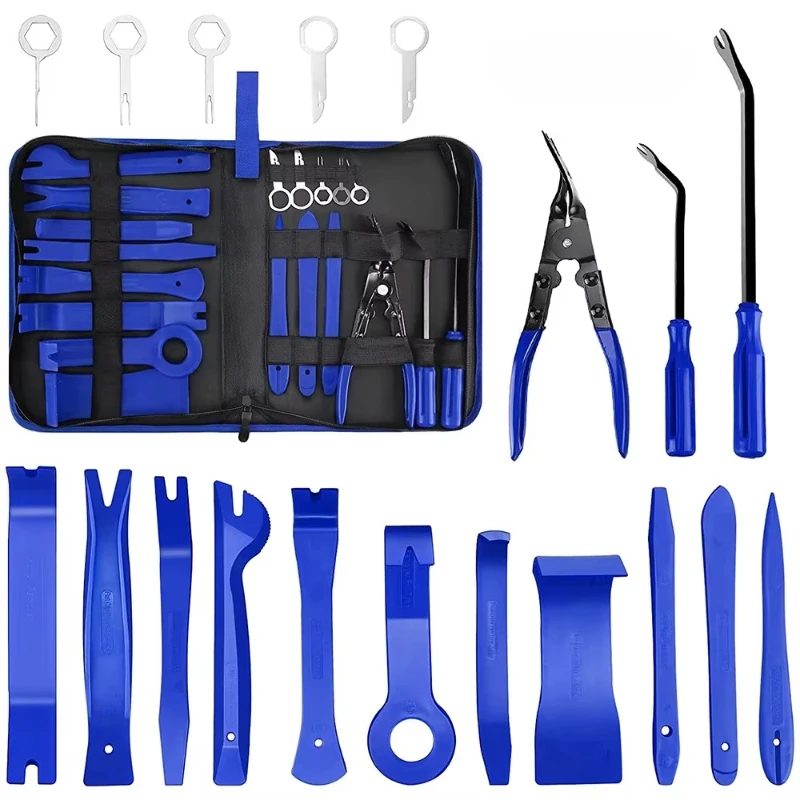 

5/11/19Pcs Car Trim Removal Tool Set Clip Pliers Fastener Remover Stereo Removal Hand-held Disassembly Tools