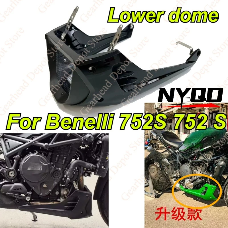 

For Benelli 752S 752 S Motorcycle Modified Lower Fairing Engine Hood Lower Guard Plate Water Tank Guard Plate Decorative Cover