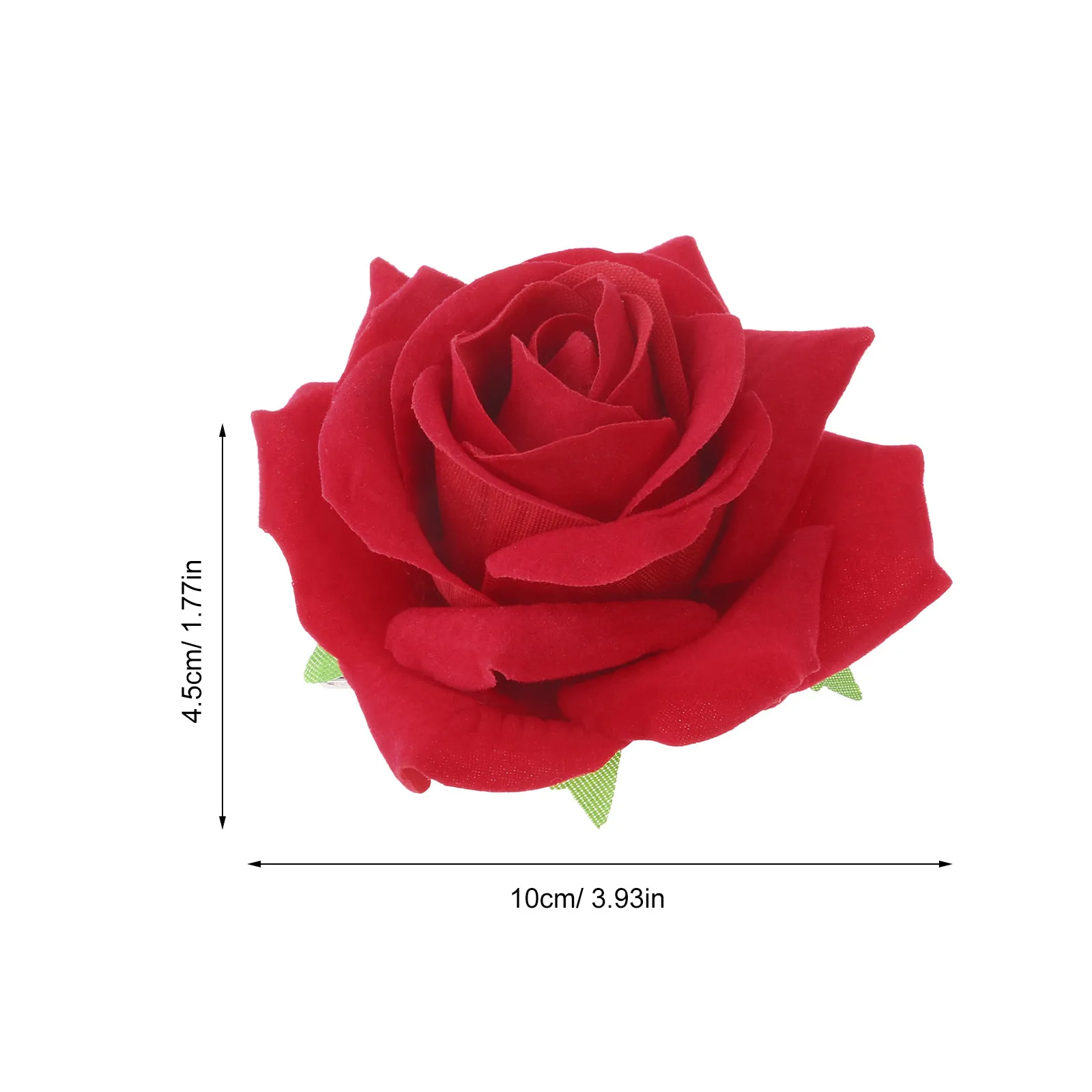 Artificial Rose Hairpin Clip – 2-in-1 Floral Hair Accessory for Wedding, Party, Prom & Summer Picnic