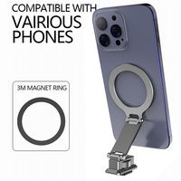 New Metal Magnetic Phone Tripod Mount Quick Release Arca Cold Shoe for MagSafe Iphone 15 14 13 Android Camera Monitor Bracket